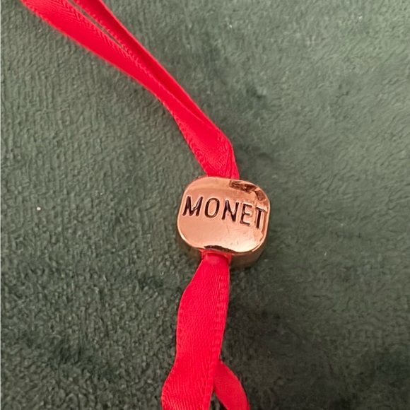 2024 Monet Mr & Mrs Gold Tone With Rhinestones Christmas Ornament - Picture 7 of 7